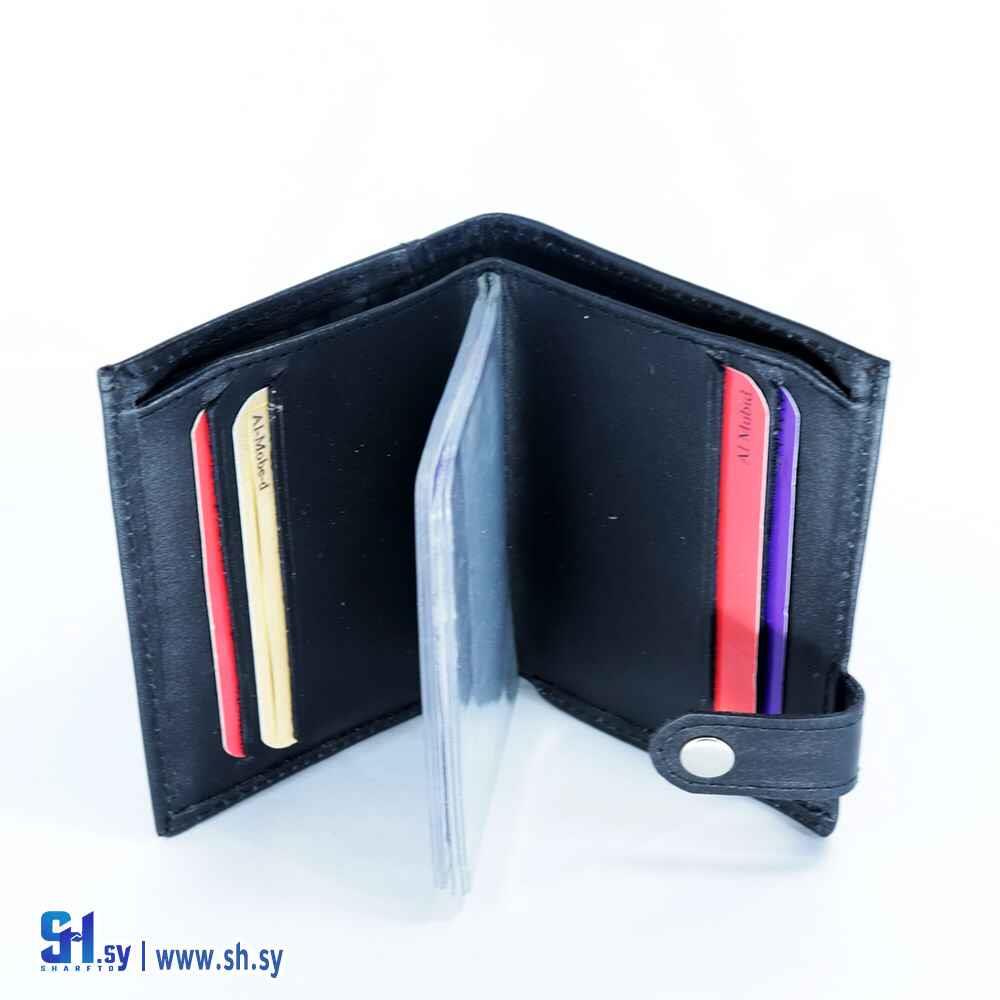 جزدان رجالي كريديت كبسة مع جلاتين (المبيض)