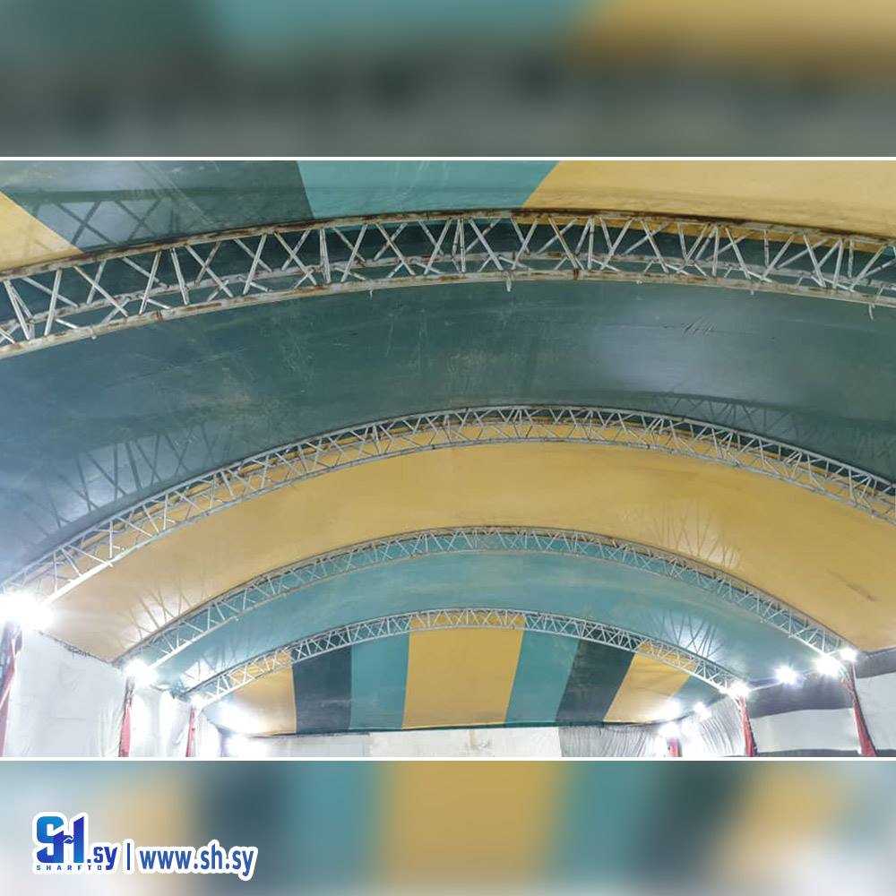 شادر مع تثبيت موديل 9 (مظلات غيد)