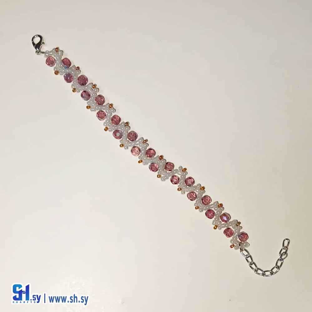 اسوارة خرز وكريستال 6 (AmaL Handmade)