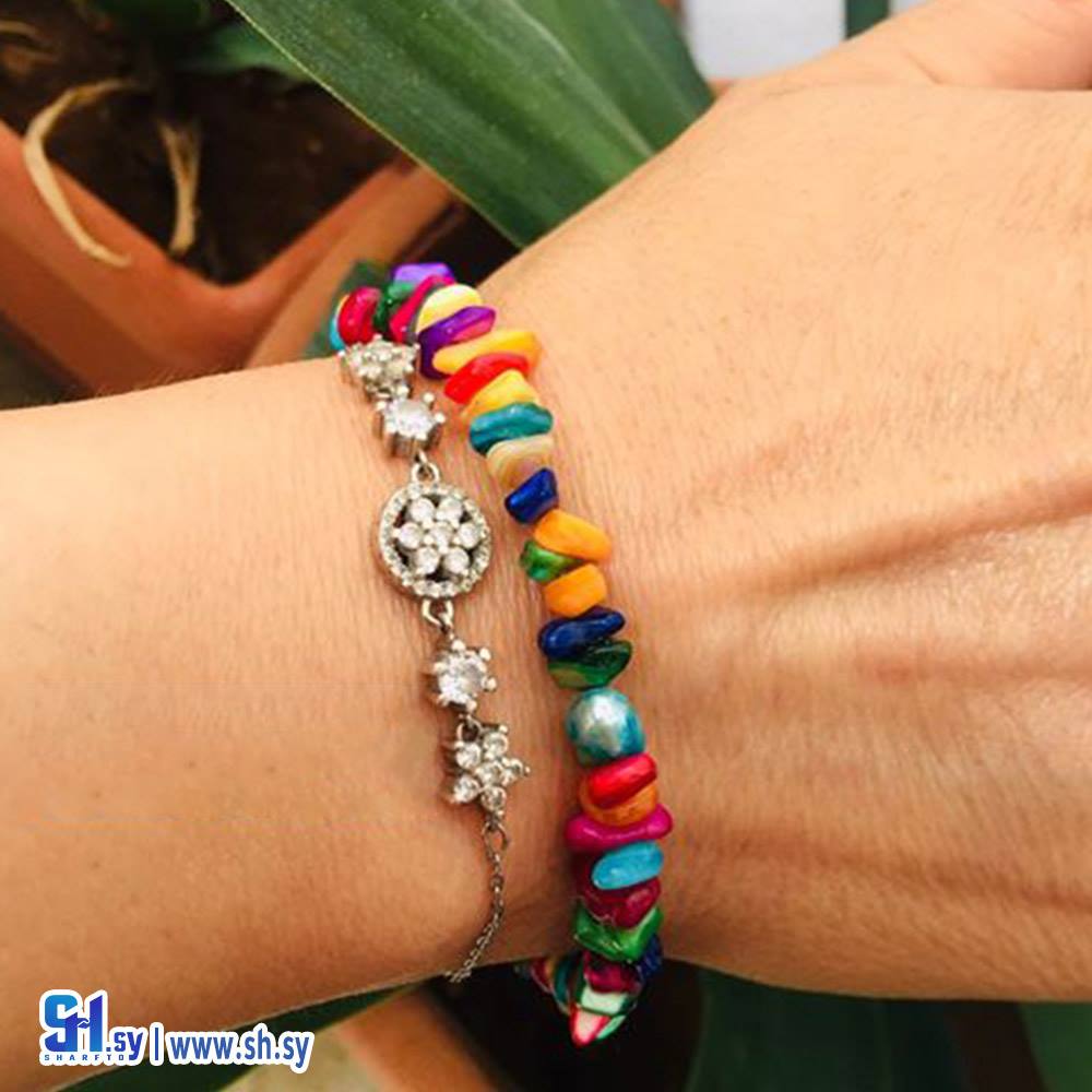 اسوارة الصيف بأحجار ملونة (Nostalgie Accessories)