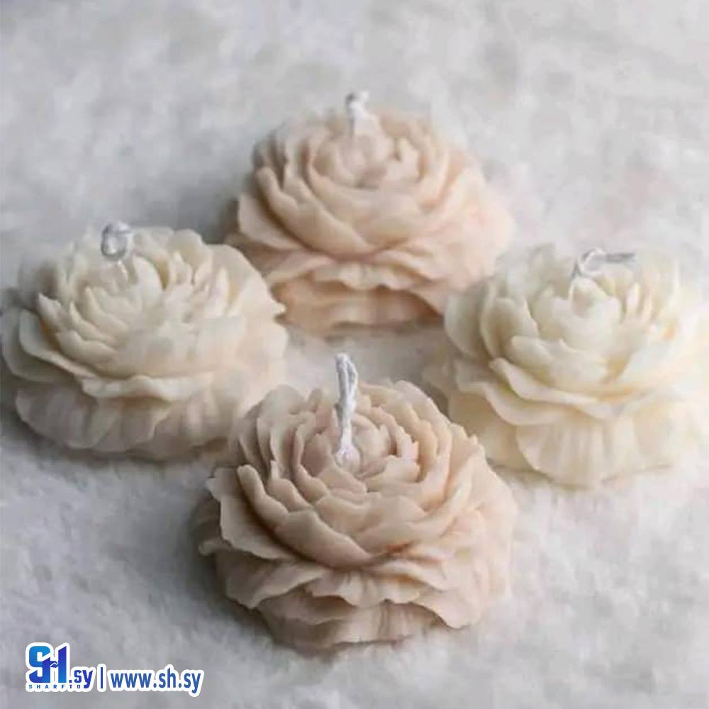 شمع معطر موديل وردة (رؤية)