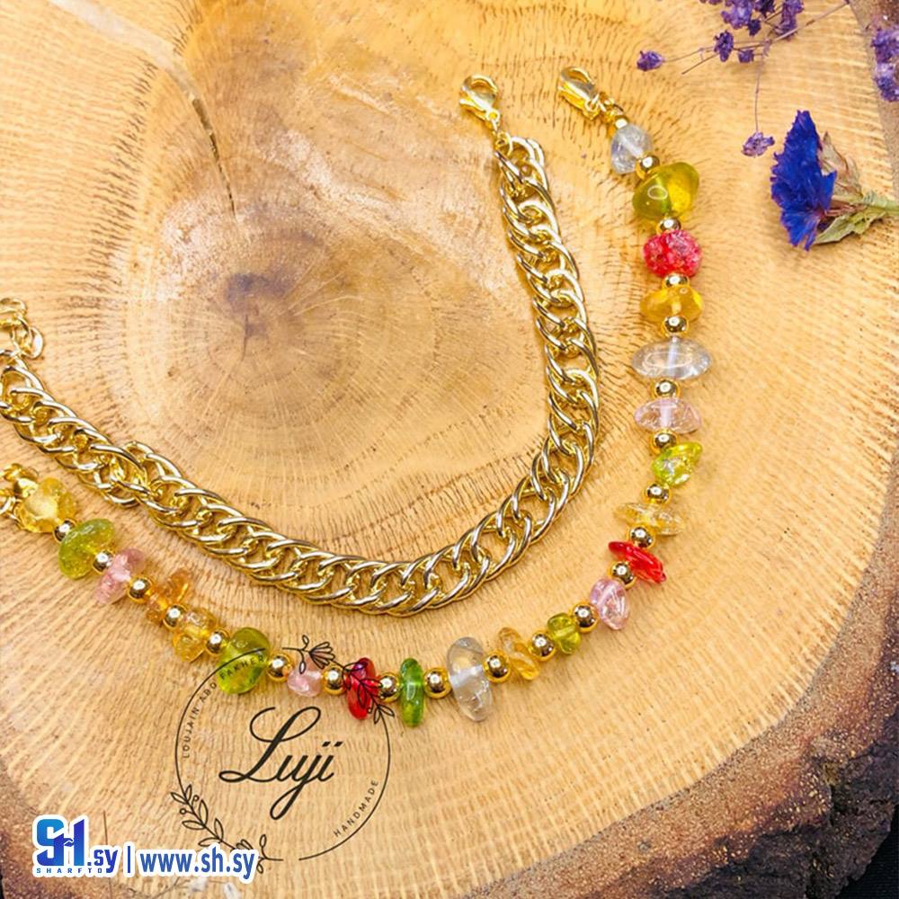 قلادة طبقتيين (LUJI Crafts)