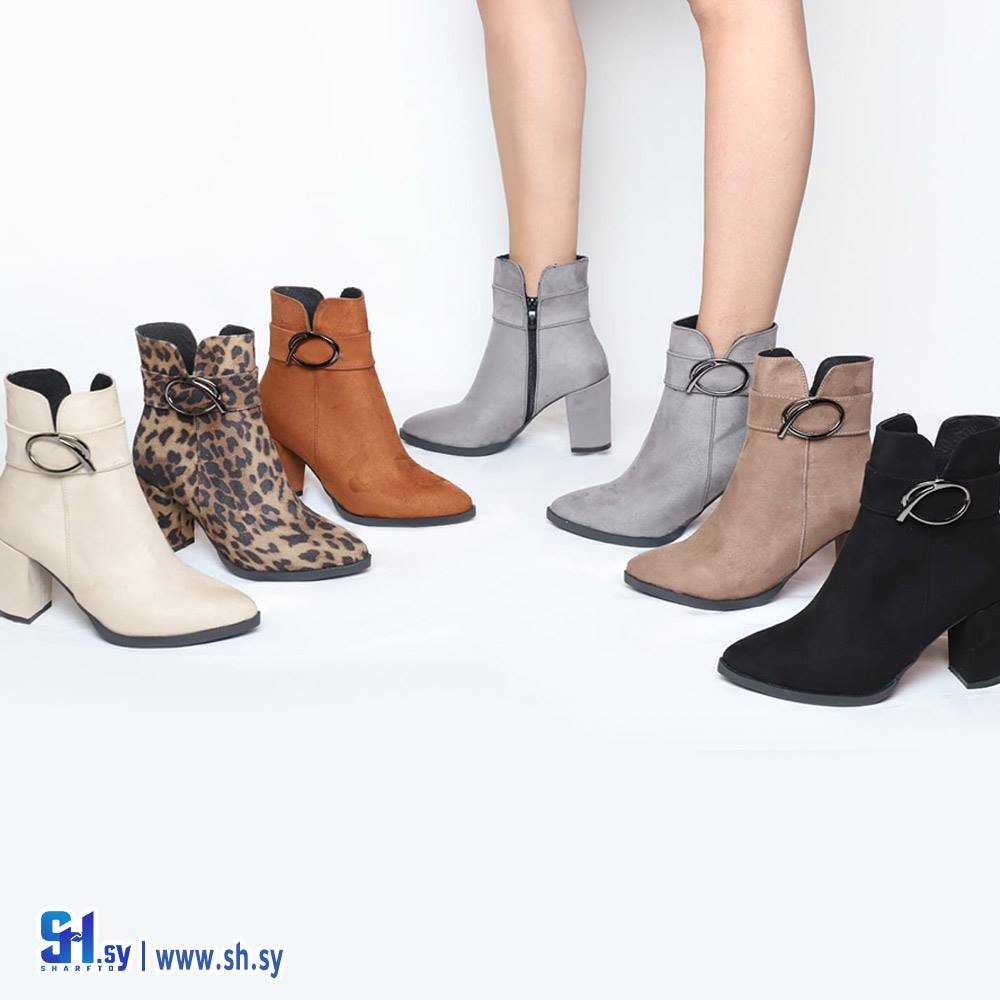 جزمة ربع بوط كعب مفصول (Kit shoes)