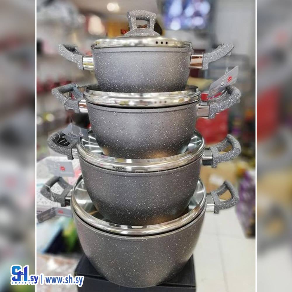 طقم طناجر غرانيت (معرض بلال للأدوات المنزلية)