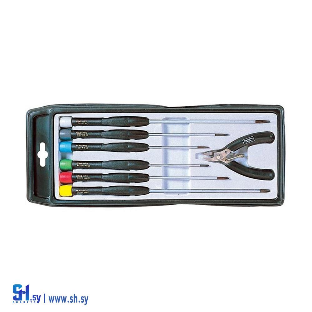 مجموعة مفكات الكترونية 7 قطع  (قطرنجي للالكترونيات)