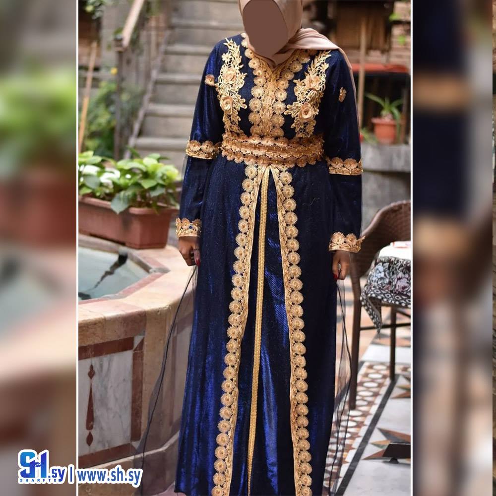 عباية تول مع شيفون (معرض النجمة الذهبية)
