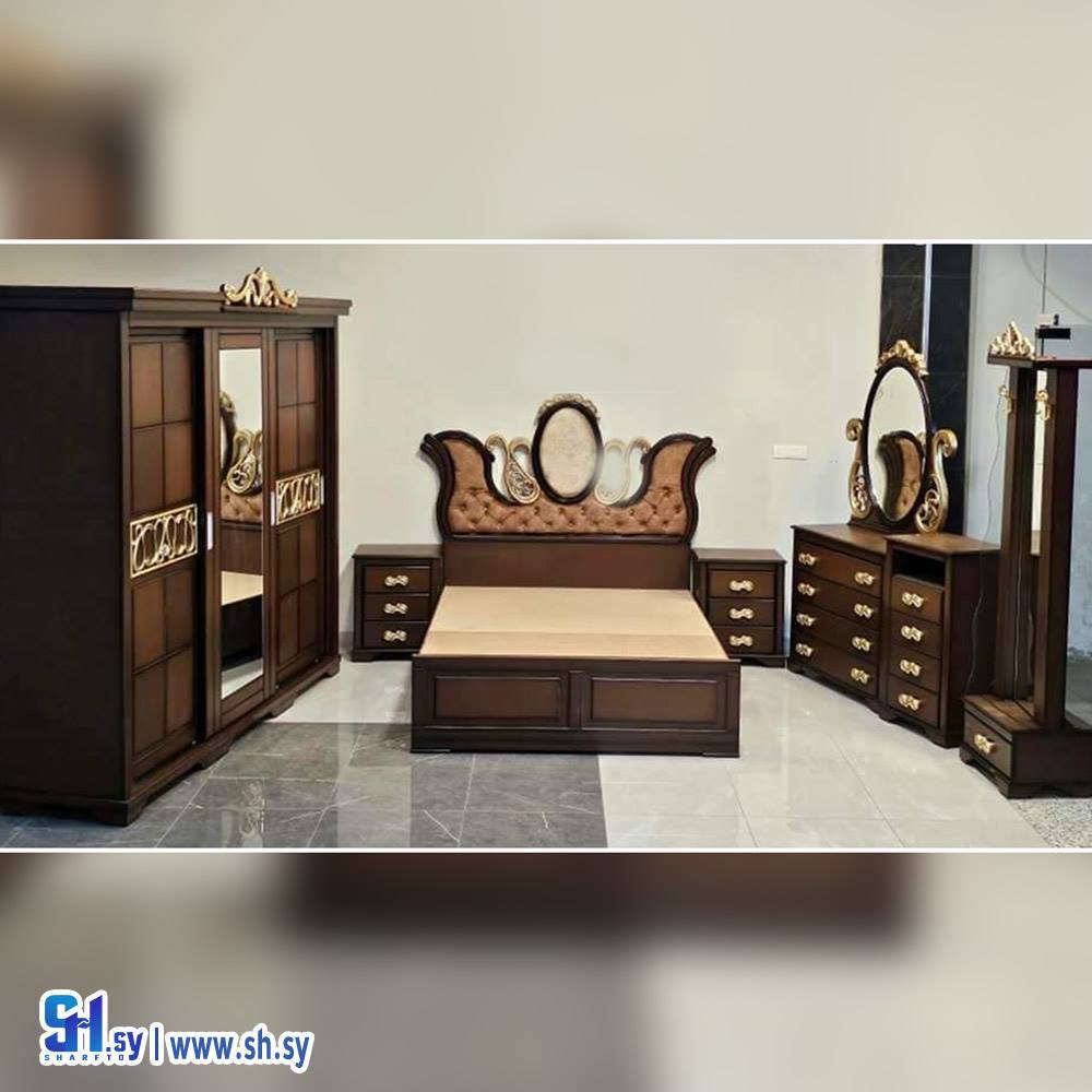 غرفة نوم زان معاكس ماليزي 3 (مفروشات وردي)