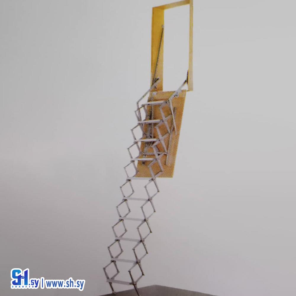 سلم سقيفة أوركورديون عمودي (شركة سيدال)