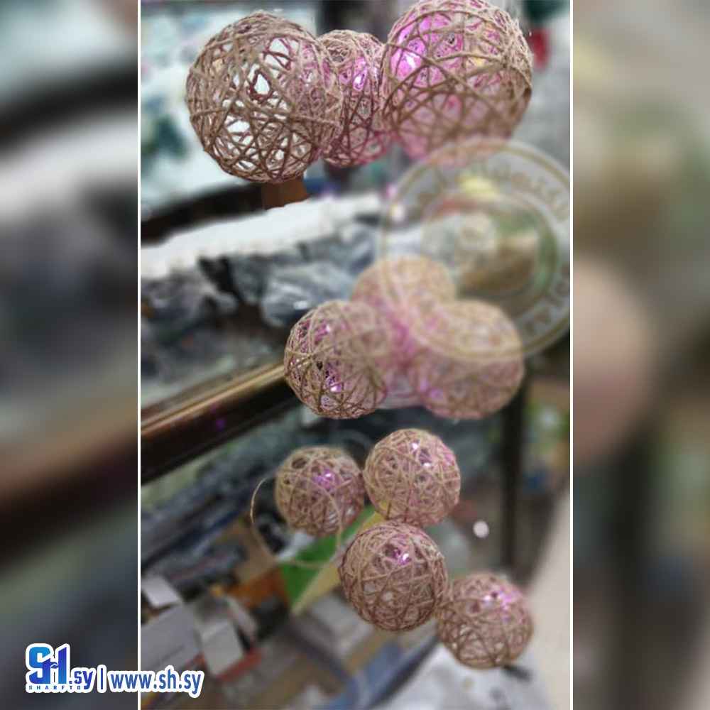 أضواء خيط طائر كرة راتان (الكترونيات أيمن)