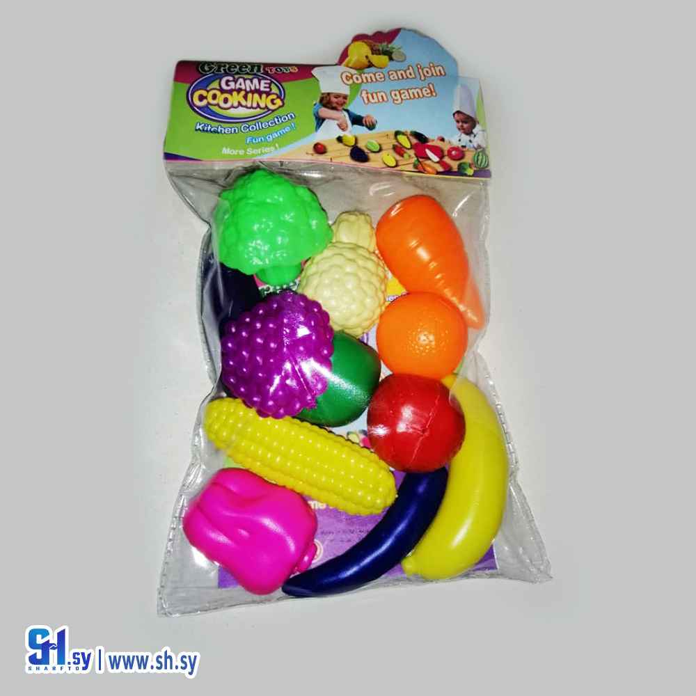 لعبة كيس خضار فواكه بلاستيك (شركة عجلوني)