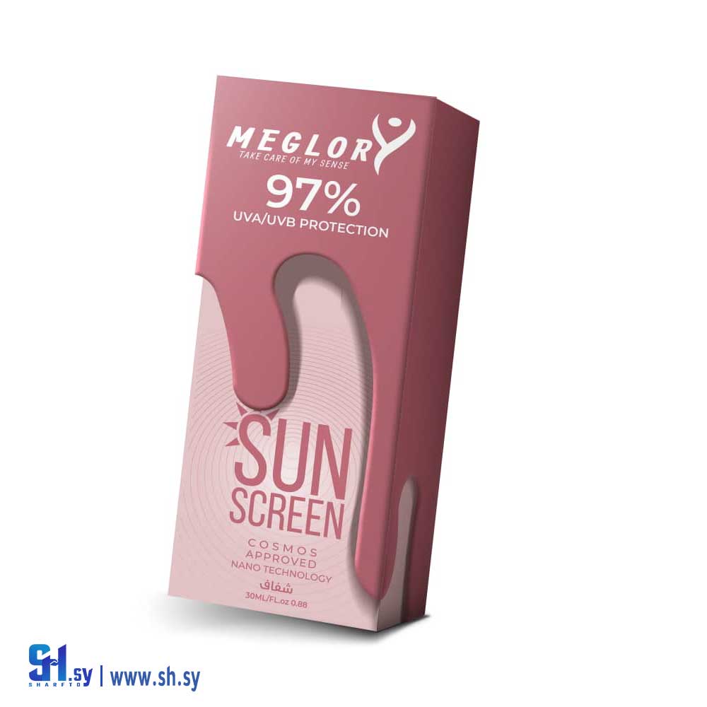 واقي شمسي فيزيائي شفاف MEGLORY (Skinica)