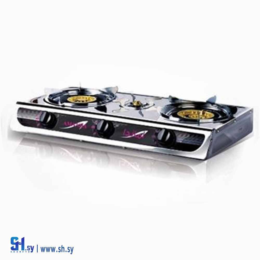 طباخ غاز 3 رؤوس مناصب ستانلس (اماندا)