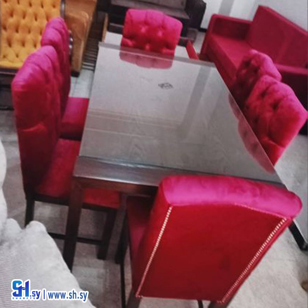 طاولة طعام زان  (رامي طحان لصناعة وتجارة المفروشات)