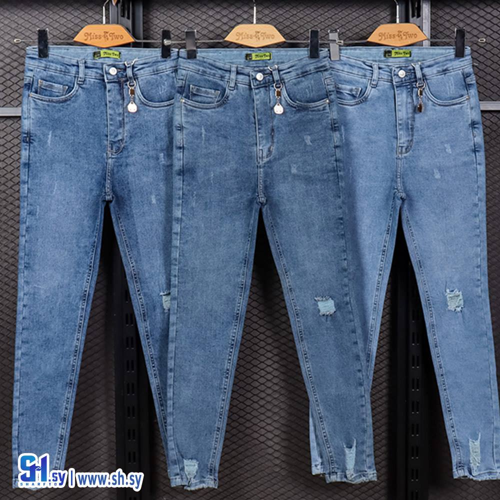 بنطال جينز نسائي موديل 1105 (MISS TWO)
