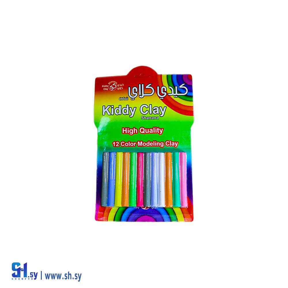 معجون اطفال 12 لون على كرت (SHANANA GROUP)