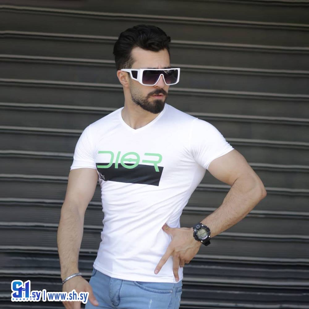 كنزة رجالي طبعة ورسمة DIOR (ألبسة جود)