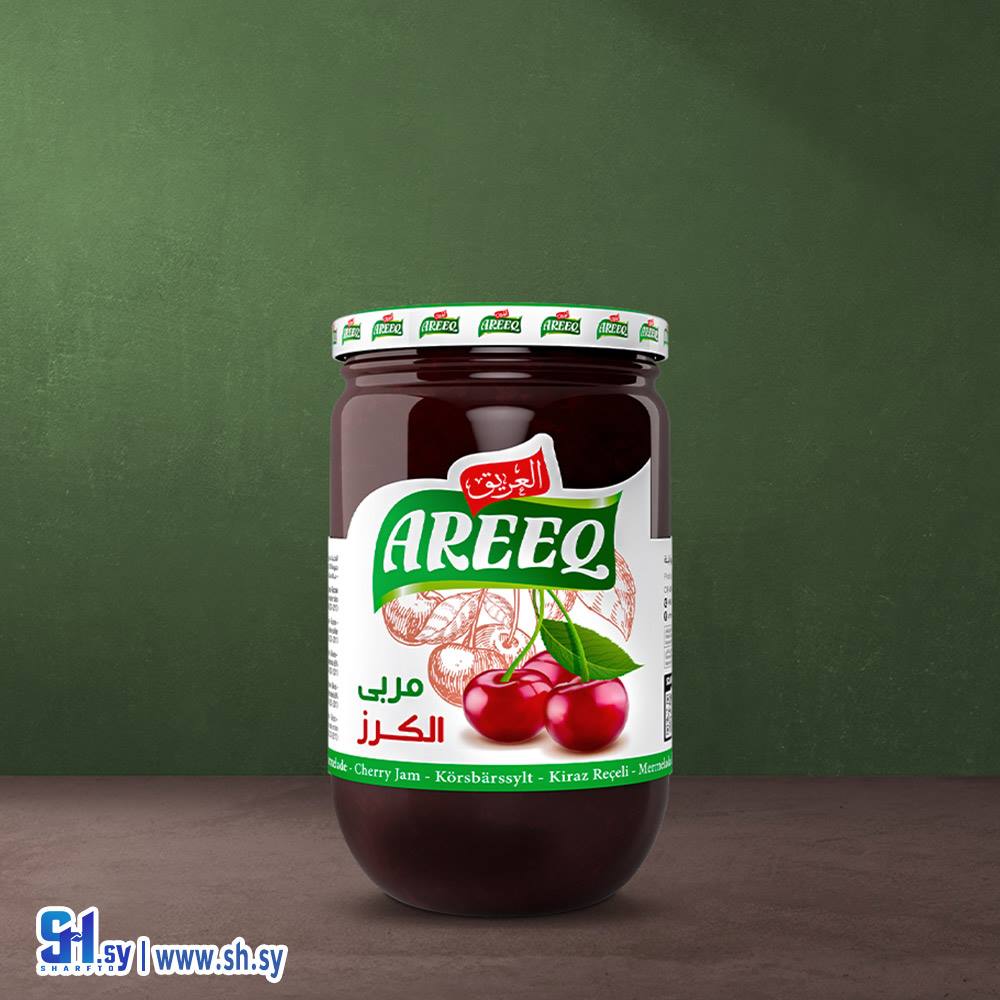 مربى كرز 800غ عبوة زجاج (العريق)