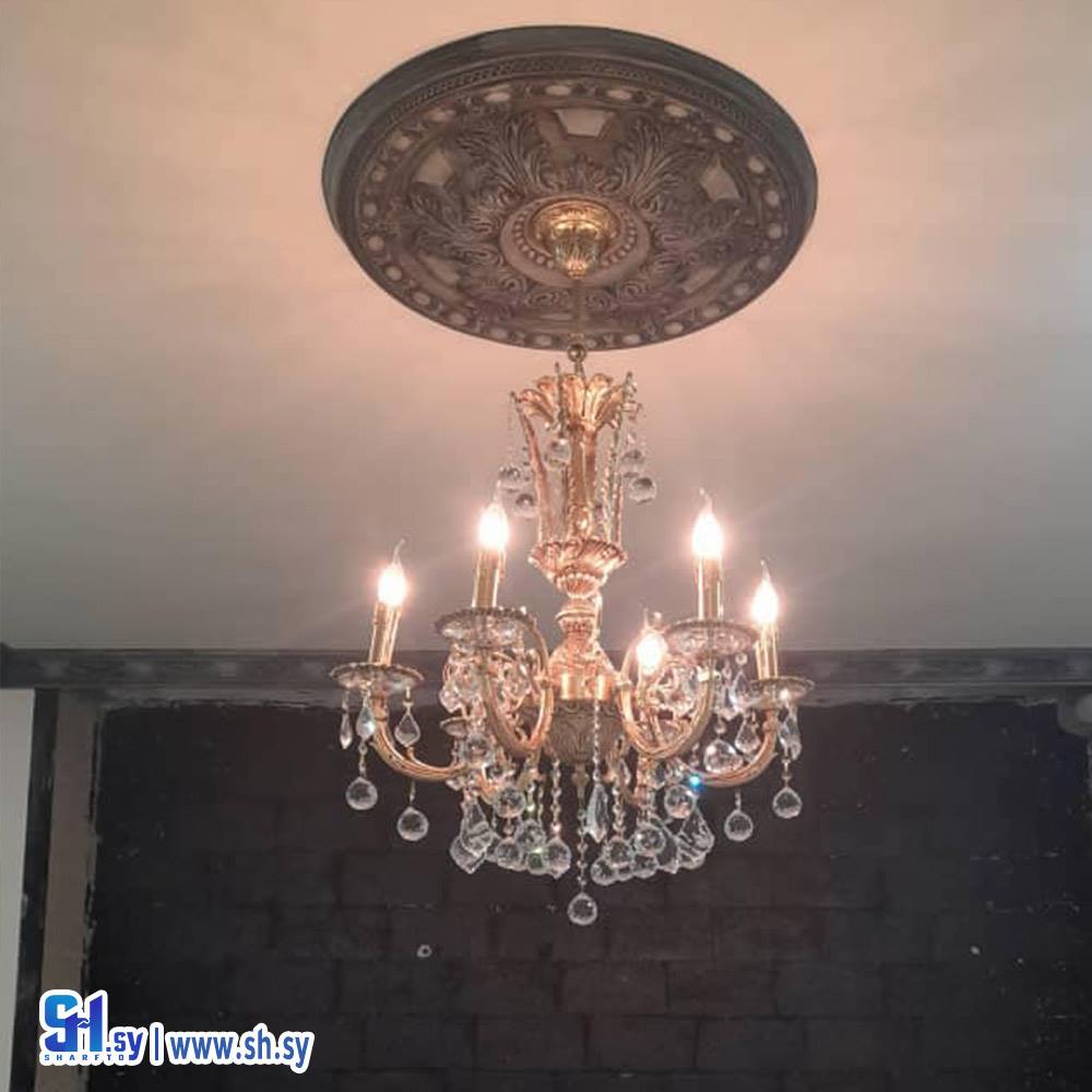 ثريات نحاس (معرض حمد ابو عاصي)