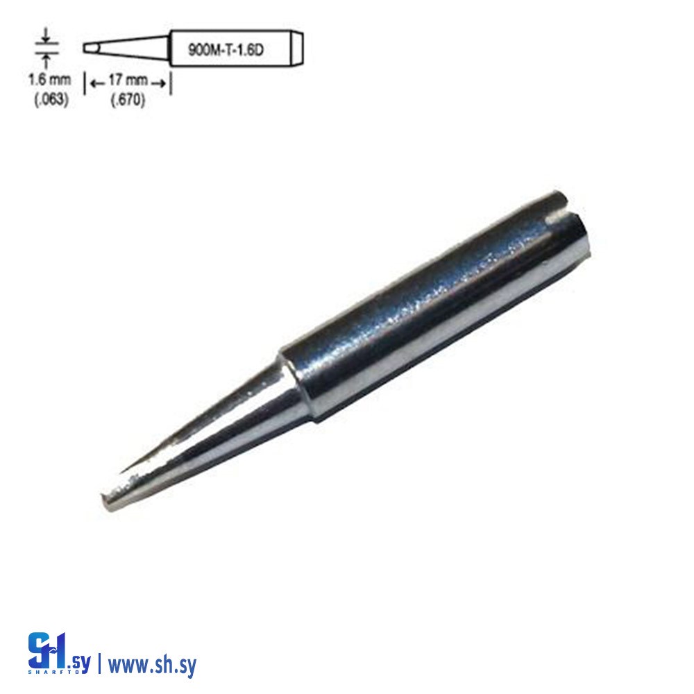 رأس كاوي مستقيم 1.6MM(قطرنجي للالكترونيات)