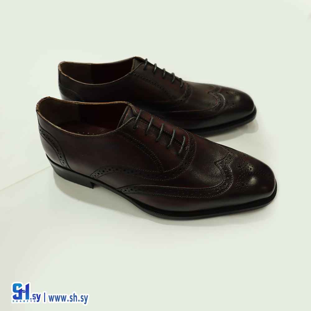 حذاء رجالي رسمي جلد طبيعي E (هاند ميد سيريا)