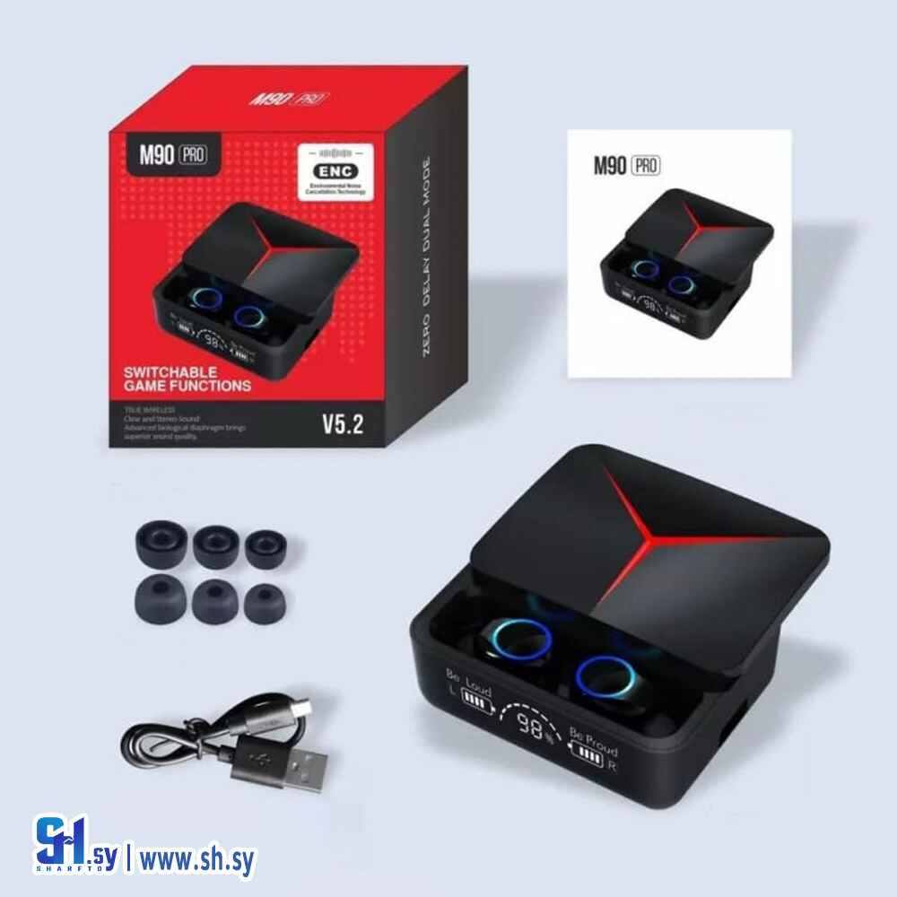 سماعة أذن لاسلكية f9 M90 Pro (البرنس للاتصالات)