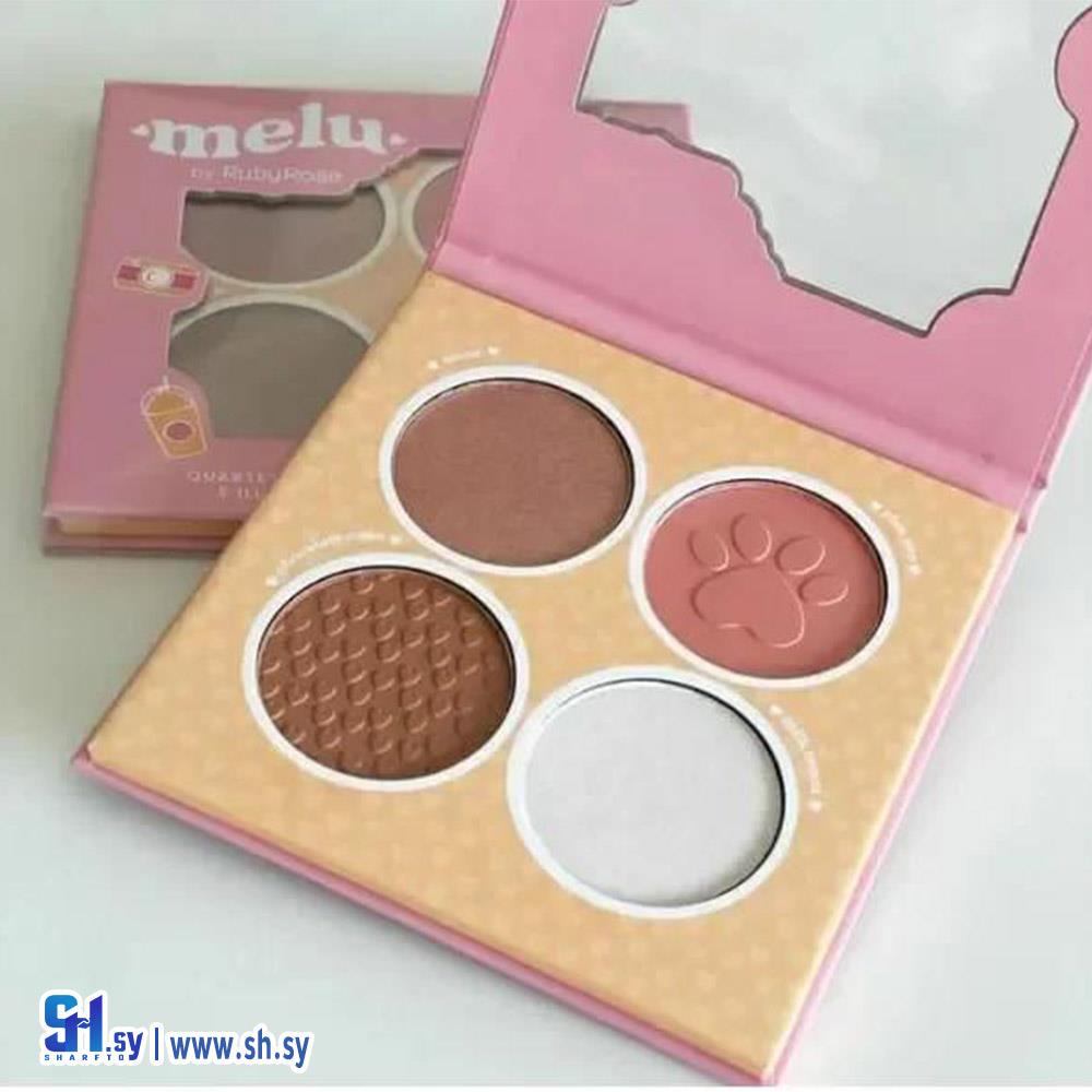 باليت رباعية (Glowy Cosmetics)