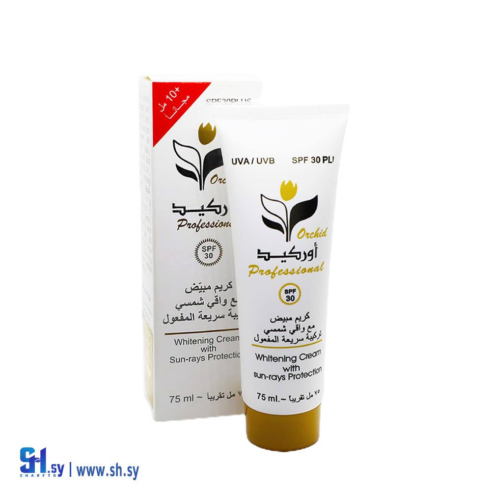 كريم مبيض مع واقي شمسي (أوركيد)