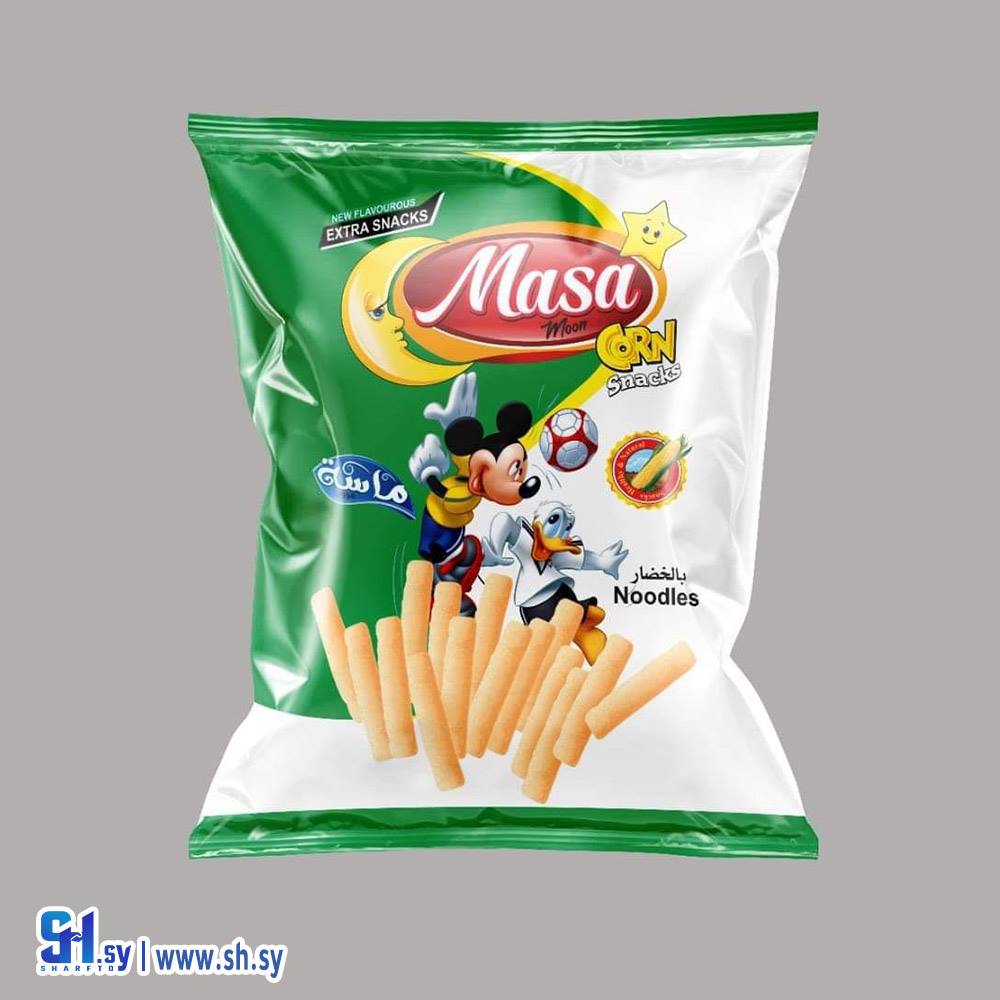 شيبس ماسة بنكهة الخضار صغير (ماسة موون)