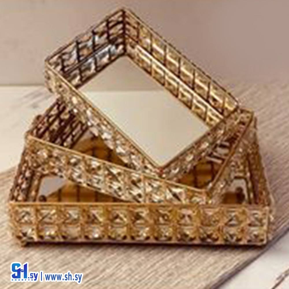صينية ضيافة كريستال 3 (مصدر للهدايا)
