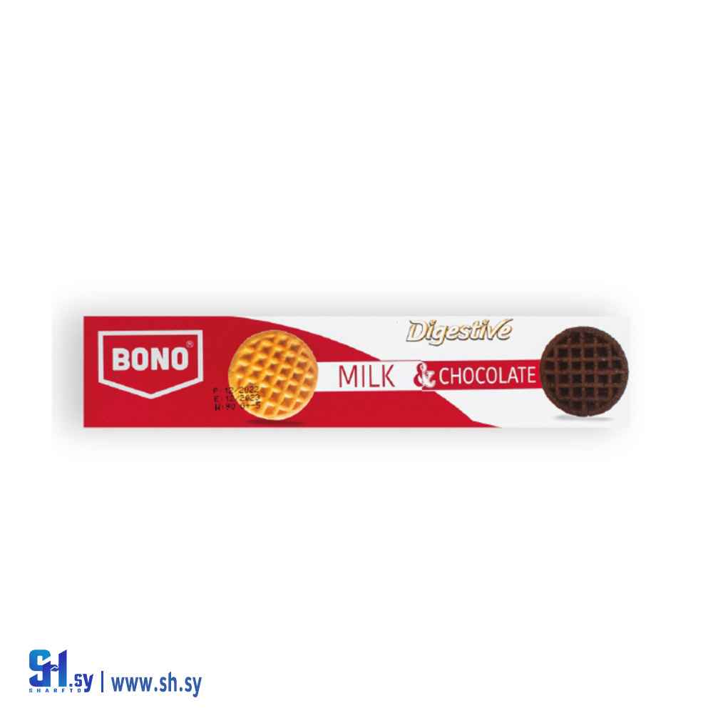 بسكويت دايجستف حليب وشوكولا (BONO)