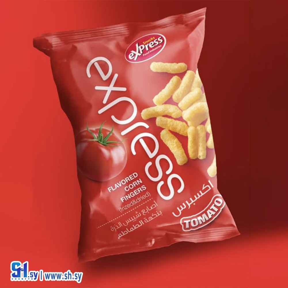 شيبس اكسبريس بنكهة الطماطم (Express Chips)