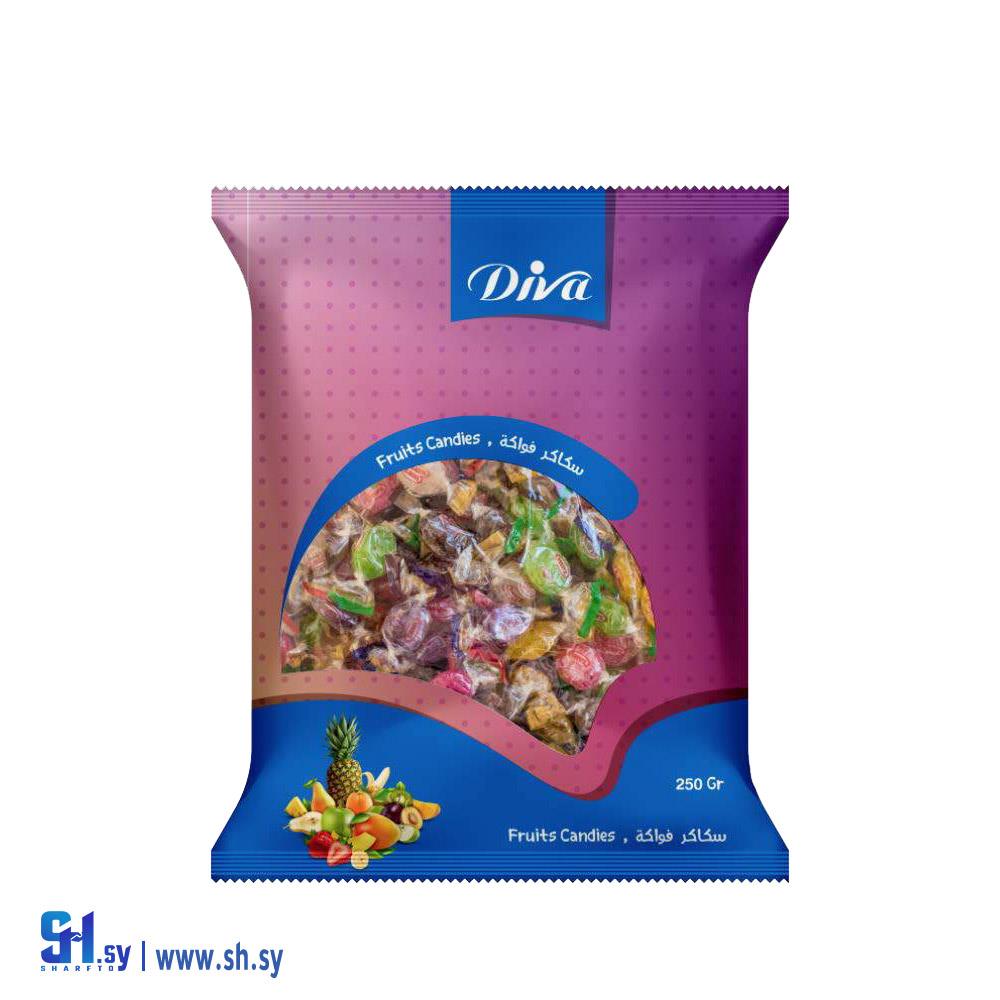 سكاكر ديفا فواكه 123027 (زاهي)