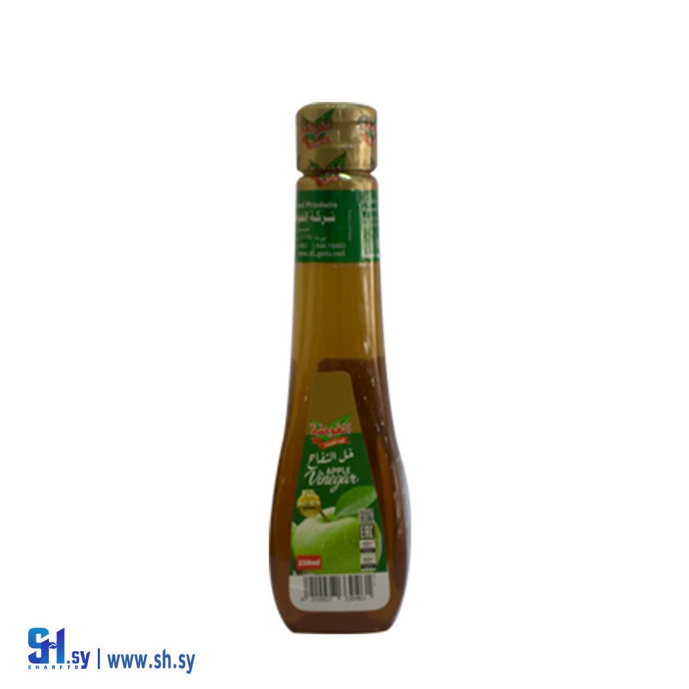 خل التفاح عبوة بلاستيك 250مل (الغوطة)