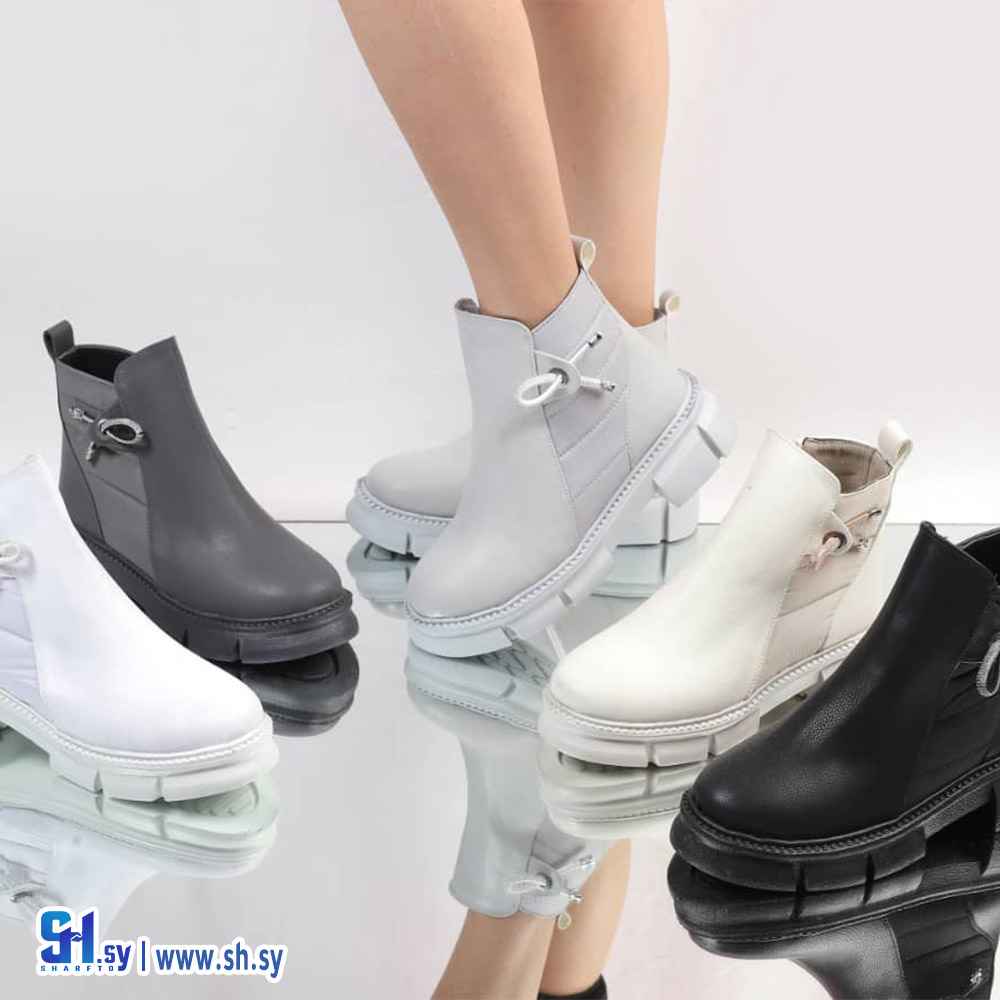 جزمة نسائي ساق قصيرة (أحذية الباشا)