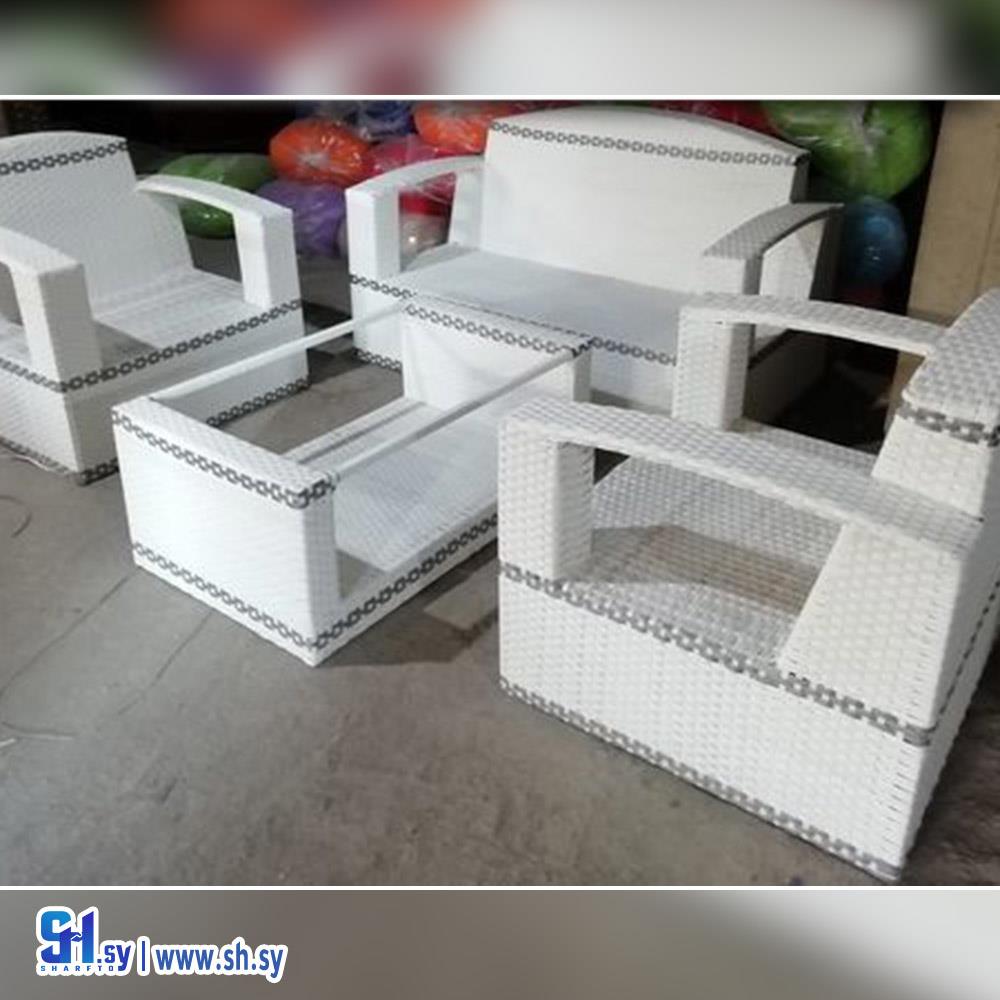 طقم راتان رسمة 3 (مفروشات الطير)