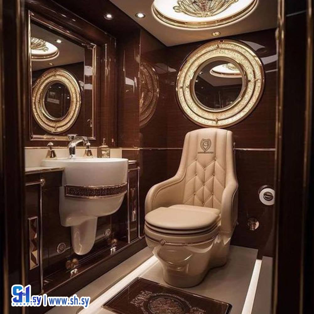 مرحاض بريميير مع كامل الاكسسوار ول سيراميك (معرض حمد ابو عاصي)