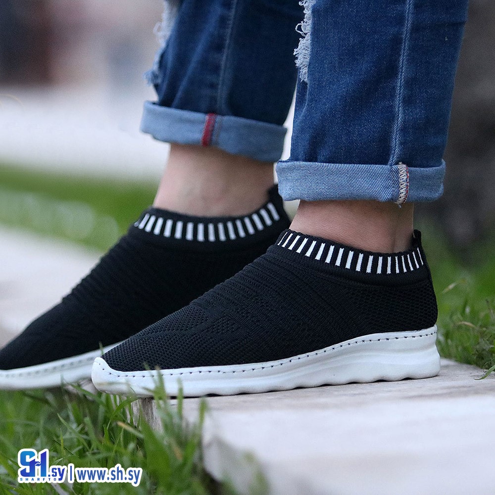 حذاء تريكو نسائي نعل نفاش طري (الأنوار لصناعة الأحذية)