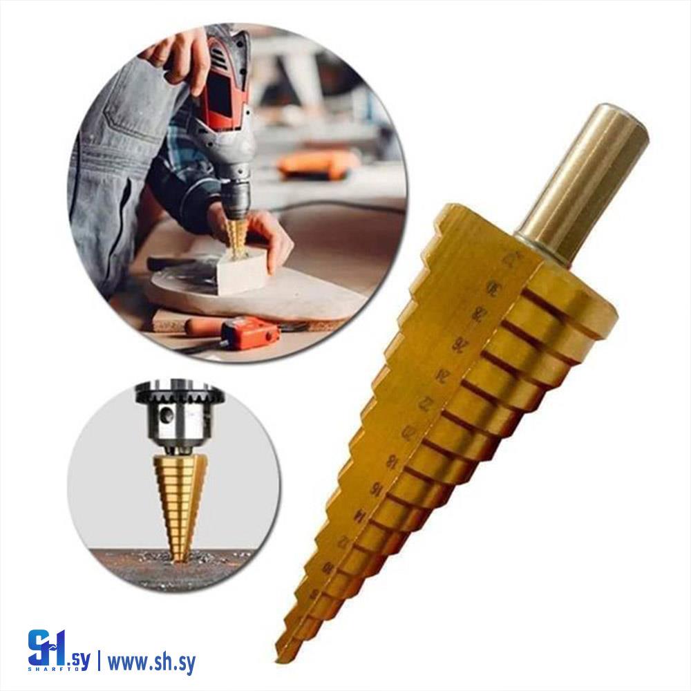 ريش هرمية مطلية بالتيتانيوم  (متجر المعدات الكهربائية)