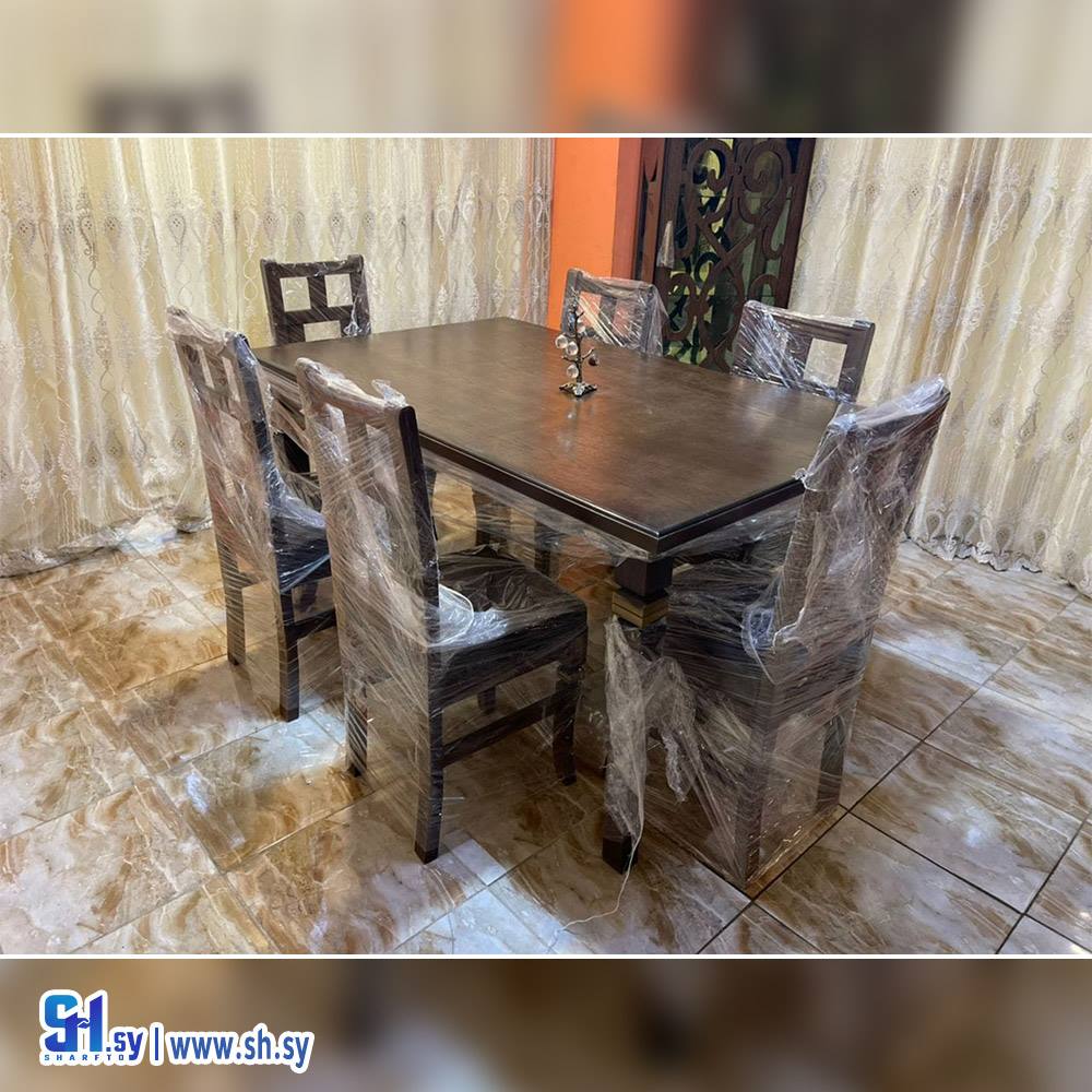 طاولة سفرة 6 كراسي (عبادة النعيم)