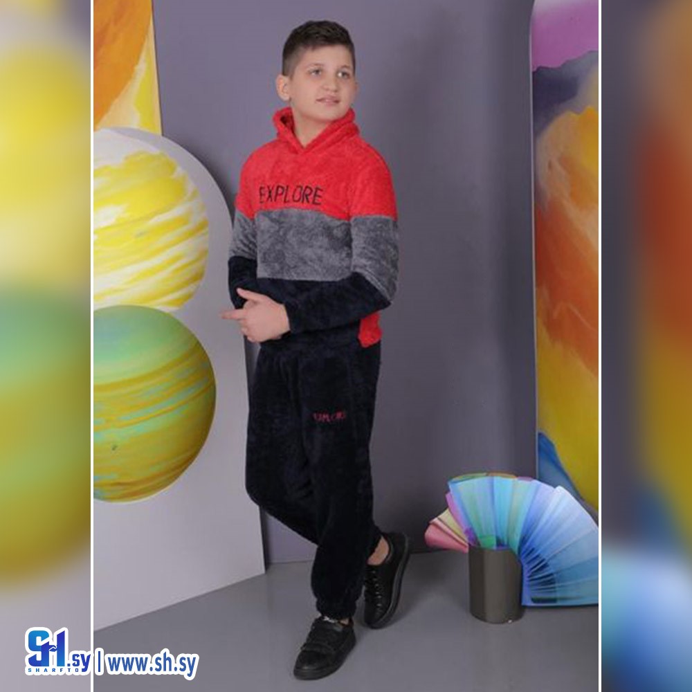 بيجامة صبياني فرو موديل 716 (ملبوسات ليان)