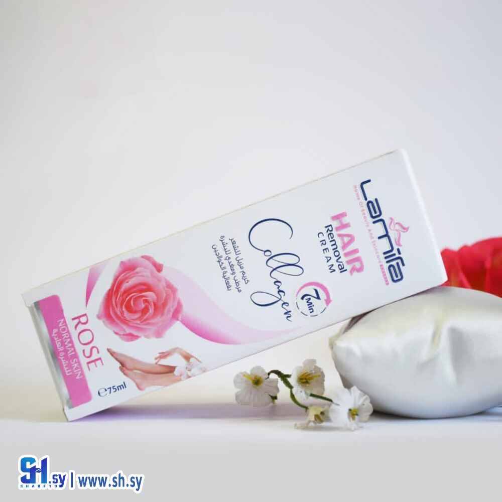 كريم مزيل الشعر للبشرة العادية بالورد (لاميتا أماندا)