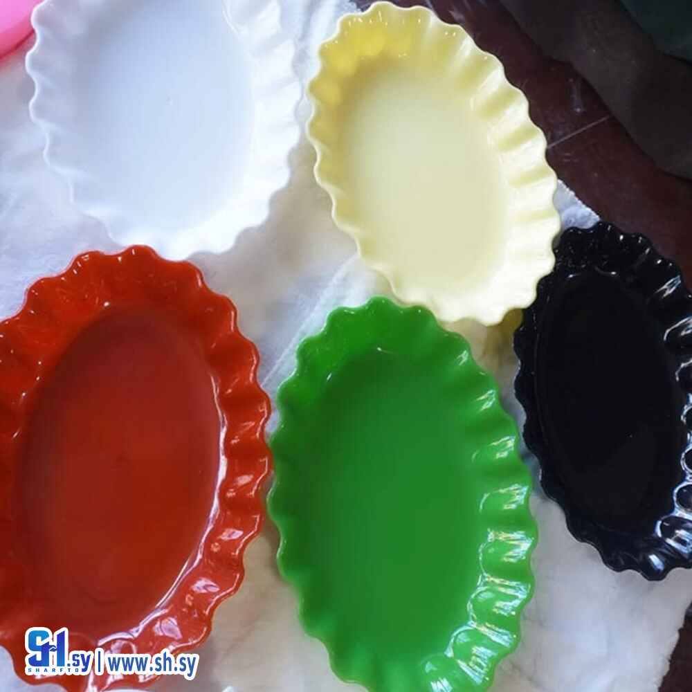 صحن بلاستيك شكل زورق مطرطر (بلاستيك الخان)