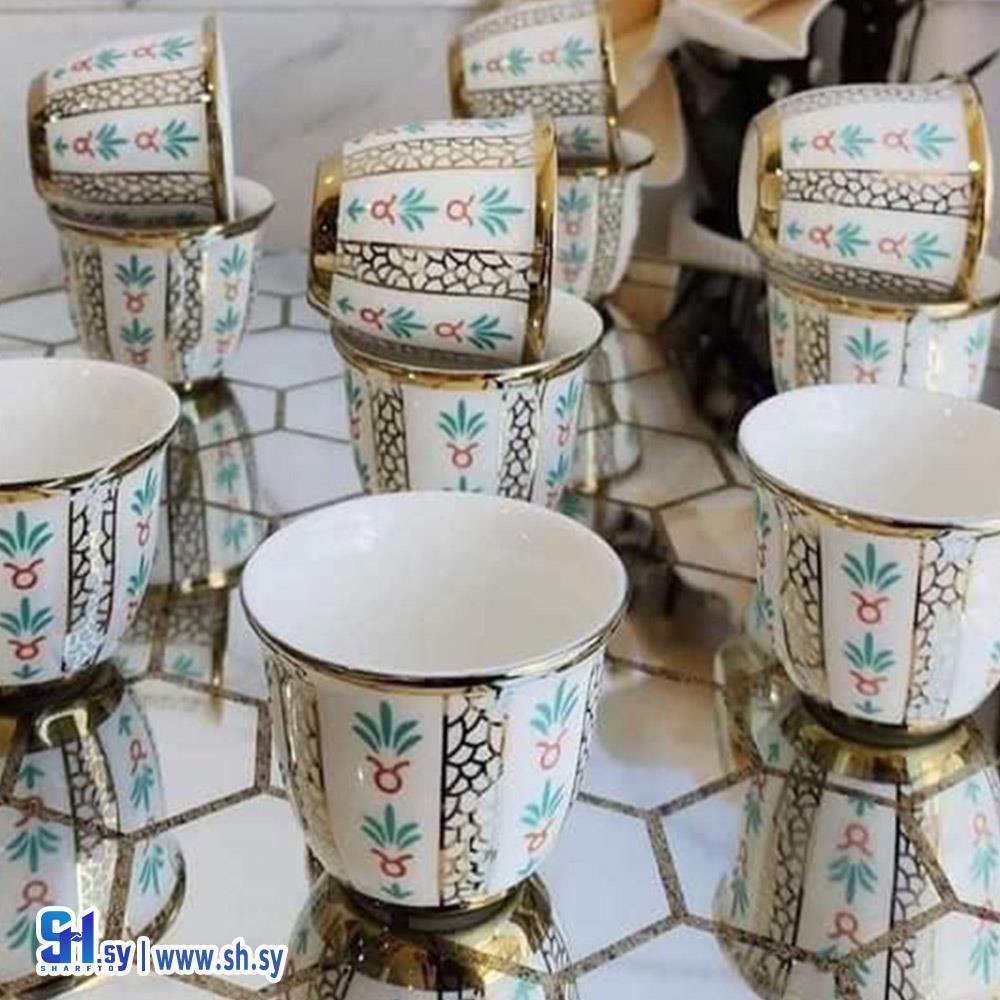 طقم فناجين قهوة مرة (عصرونية المجد)