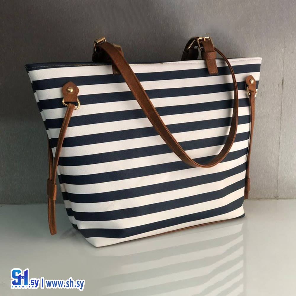 حقيبة كتف نسائية مخططة (يارا)