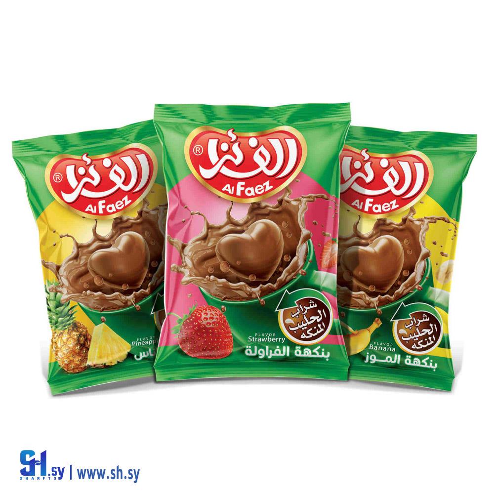 شراب الفائز الحليب المنكه 25غ (SH&KD)