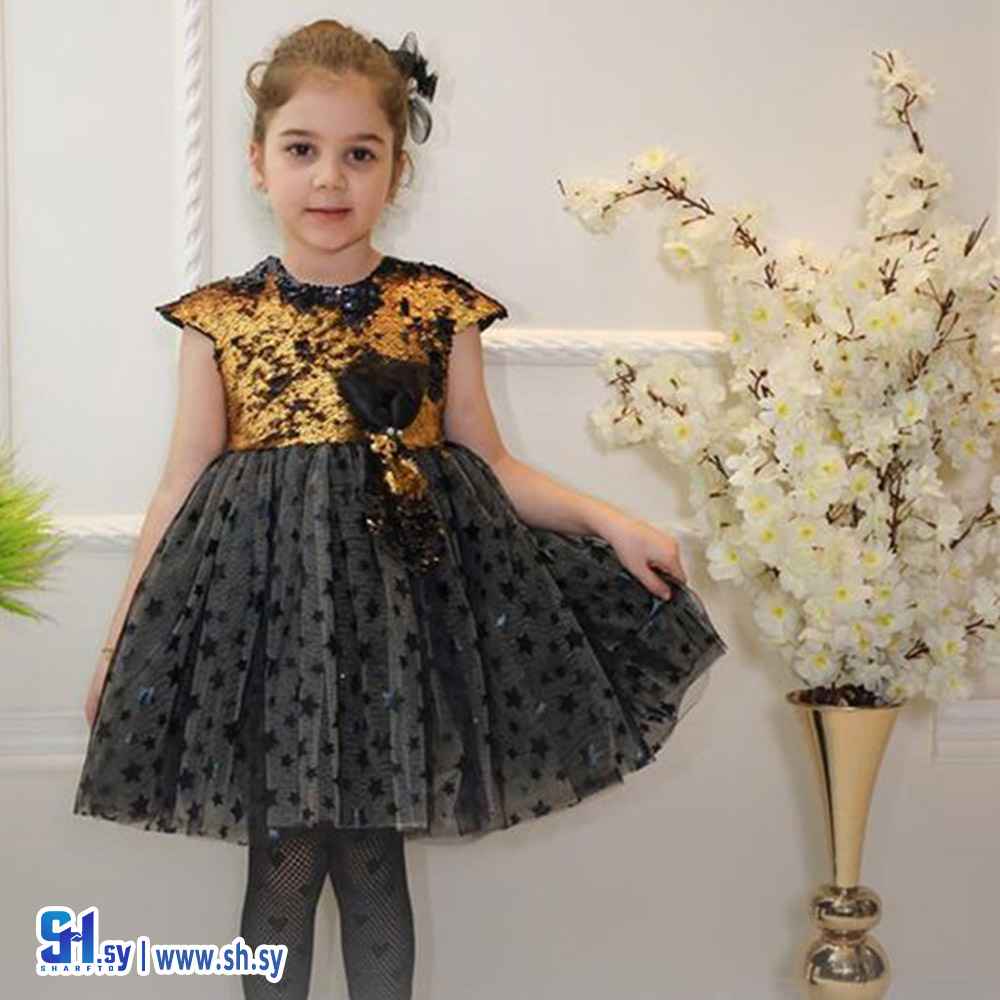 فستان بناتي موديل 6033 (ملبوسات خالد)