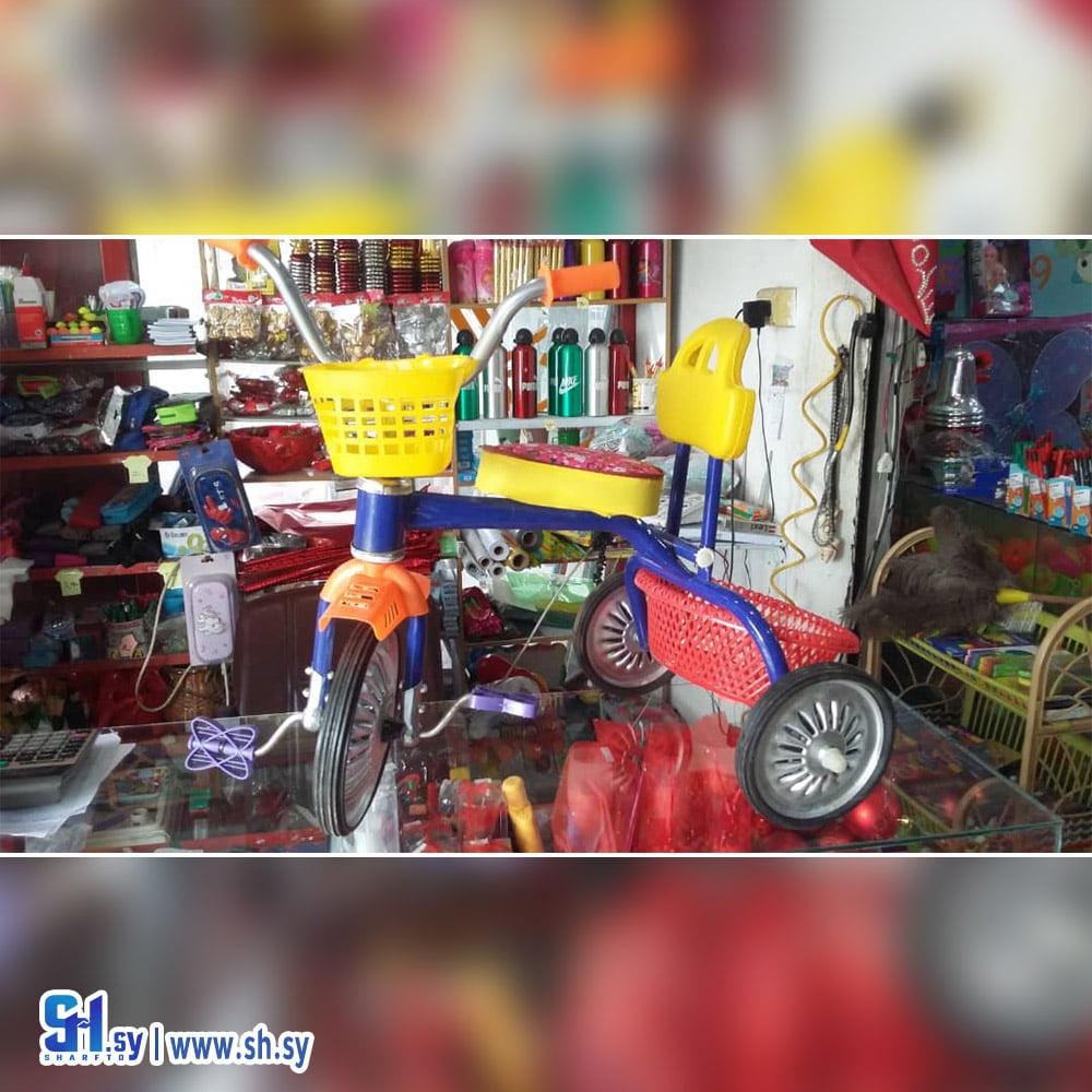 دراجة للأطفال مع سلة (جنة الأطفال)