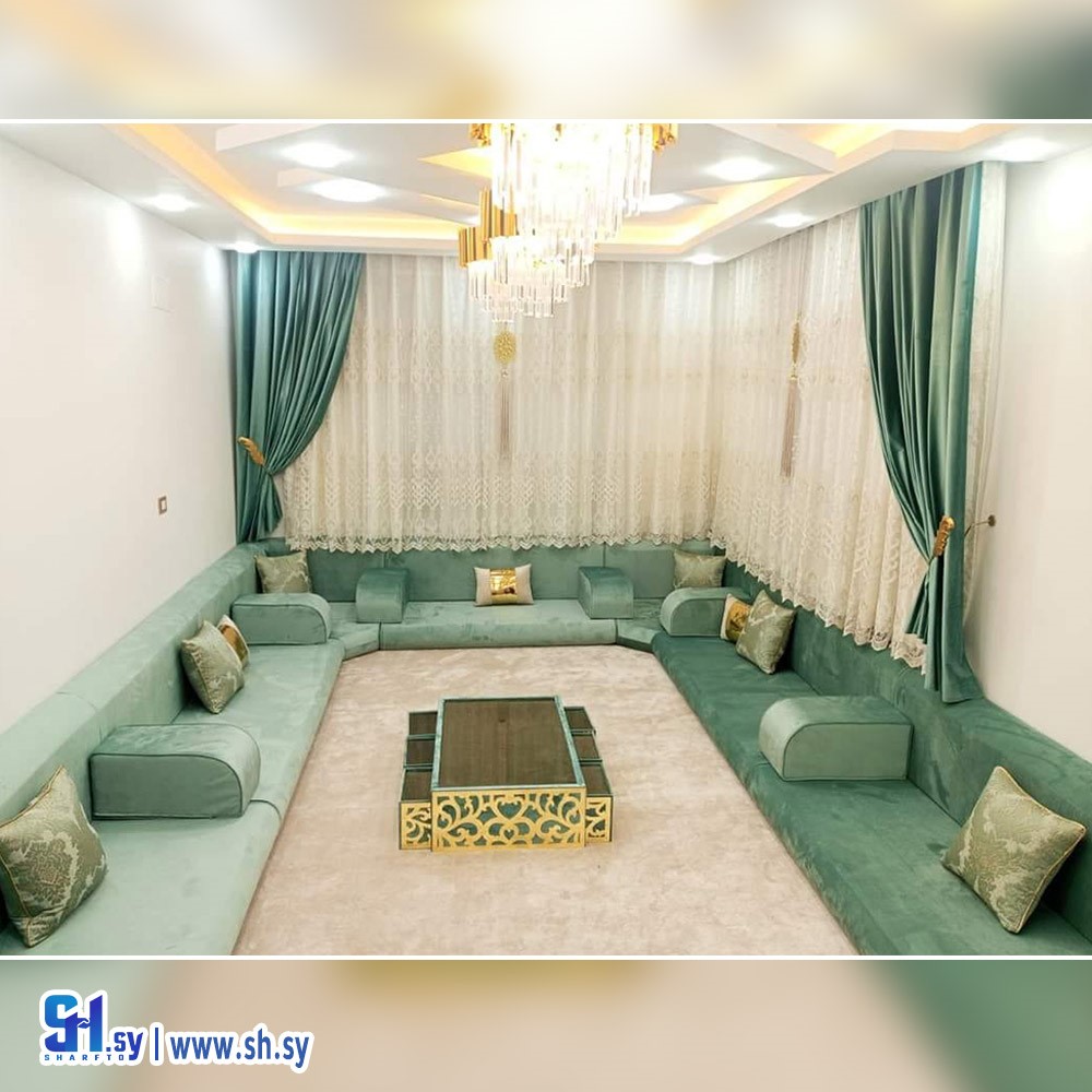 طقم غرفة ضيافة موديل 8 (مفروشات عدي)