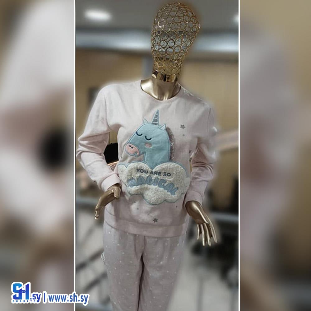 بيجامة فرو بولر نسائي (مجموعة بيت العز )
