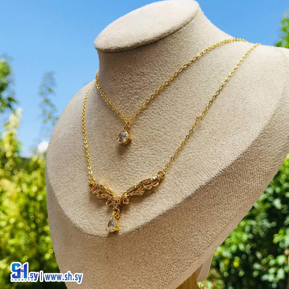 قلادة نسائي طبقات 9 (دهب بوتيك)